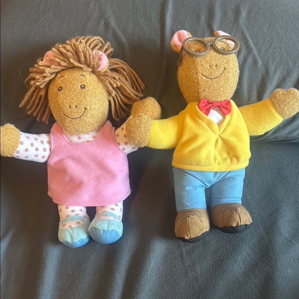 Vintage Arthur and talking Arthur’s sister playskool